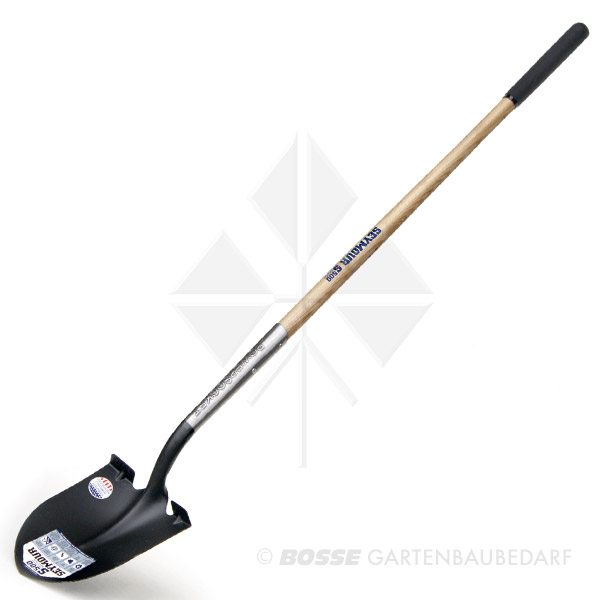 Schaufel-Powersocket-10595 Schwanenhalsschaufel mit Holzstiel