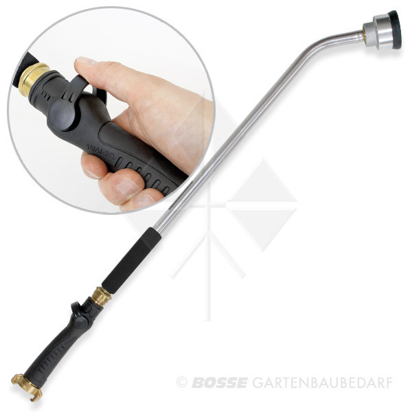 Komplettgiessgeraet-Alu-Kopf-10-30120 Gießgerät komplett mit Einhandventil und Alu-Gießkopf mit Schutzring