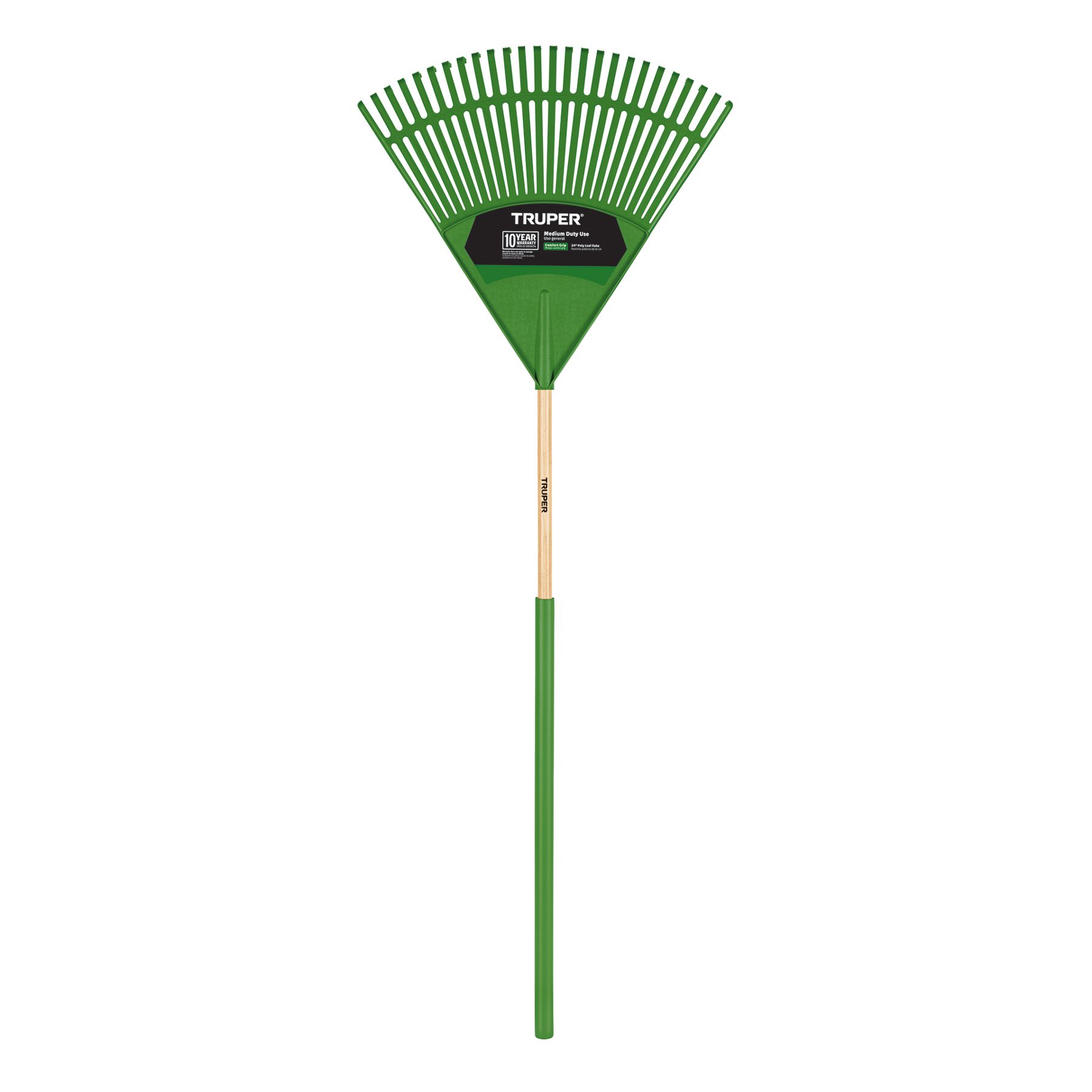 5 Laubbesen 60cm grün mit Schaumgriff